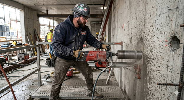 Concrete Core Drilling Header